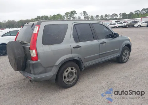 2006 Honda Cr-V Lx из США, поврежденный, VIN SHSRD685X6U401606